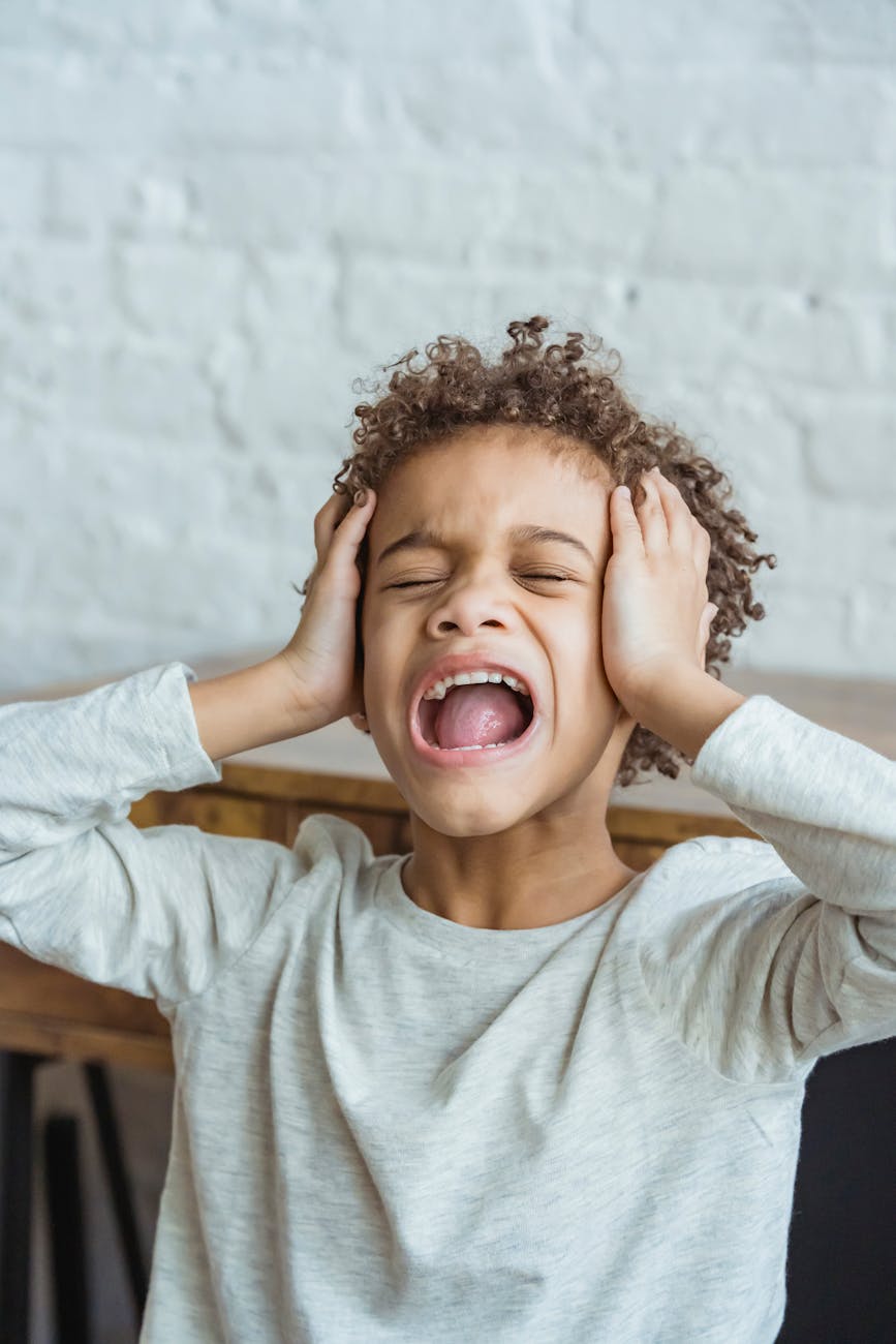Screaming child. Photo by Keira Burton on Pexels.com